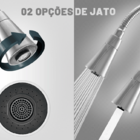 Tubo Gourmet Cone Flexível Vermelho Para Torneira De Cozinha