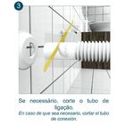 Tubo Ligação Blukit Metalizado Ajustável Para Vaso Sanitário