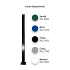 Tubo Pintado De Chumbar Para Gradil E Alambrado 40x60x1,25mm