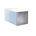 Tubo Quadrado Branco - 5cm X 5cm X 6m Cortado C/ 3m P/ Envio