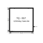 Tubo Quadrado Bronze - 5cm X 5cm - 2 Uni De 3m - Tq017 (kit)