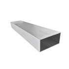 Perfil Tubo Retangular Alumínio 3mx46mmx23mm Prata Fosco