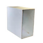 Tubo Retangular Branco - 5,08cm X 3,8cm X 6,00m (pc004)