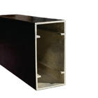 Tubo Retangular Preto - 5,08cm X 10,16cm X 6,00m - Cortado C/