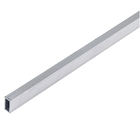 Tubo Retangular Retangular Alumínio 3m x 12,7mm Branco Decal