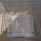 Tulha Piatina Aramada Deslizante Aço Cromado Cesto Roupa Suj