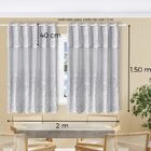 Tulipa 1,50+0,40a X 2,00l - Beija Flor Cinza