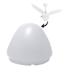 Tulipa Bola Globo Lustre Plástico Ventilador Teto Arge Branco