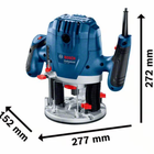 Tupia De Coluna 06-08mm 1300w Gof 130 Bosch 127v