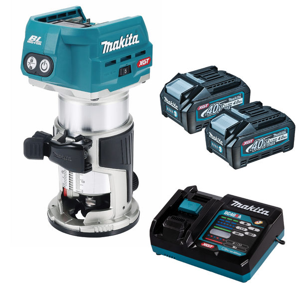 Tupia Makita 40v Xgt 06/08mm Rt001gm202 – Potente E Precisa,