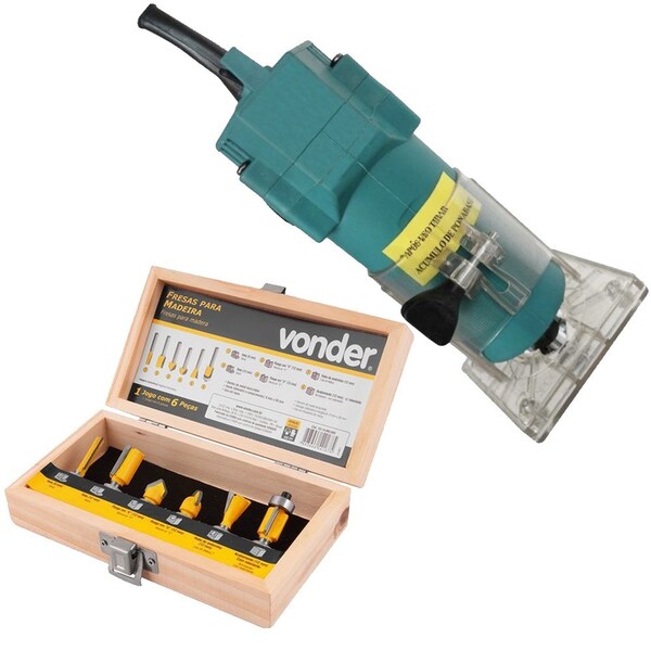 Tupia Manual Laminadora 350w Com Jogo De Fresa 110v (127)