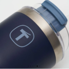 Tupperware Copo Térmico Big T Com Canudo 630ml Azul Mar Profu