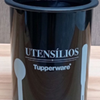 Tupperware Porta Talher Utensílios Redondo Cozinha Preto