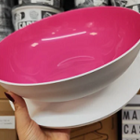 Tupperware Tijela Allegra 740 Ml Branca E Rosa