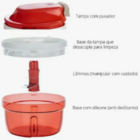 Tupperware Turbo Chef Supersonic 300 Ml Cor Vermelho Tupperwa