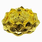 Turíbulo Defumador Incensario Dourado Metal Importado