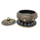 Turíbulo Incensário De Mesa Metal Riqueza Sofisticação 8cm