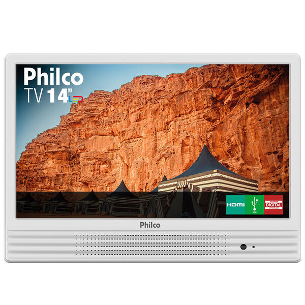 Tv Philco Ph14e10db Branca Led Bivolt