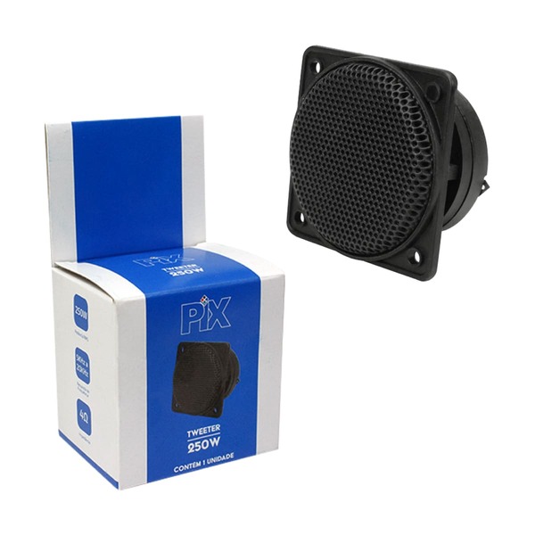 Tweeter Piezoelétrico 250w Rms Som Automotivo Residencial
