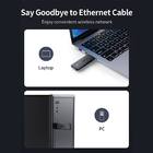 Ugreen Adaptador De Rede Wifi Ac1300 Usb 3.0 Dual Band Preto