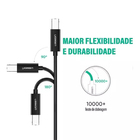 Ugreen Cabo Impressora Usb-c Para Usb-b 2.0 2 Metros Preto