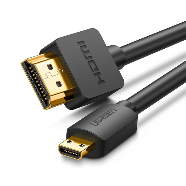 Ugreen Cabo Micro Hdmi Para Hdmi 4k 60hz 2 Metros Preto