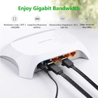 Ugreen Cat 7 U/ftp Lan Cable Flat Design 3m (black) 11262