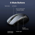 Ugreen Mouse Sem Fio Ergonômico 4000 Dpi Design Silencioso