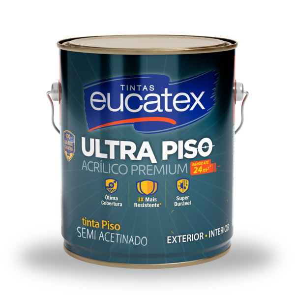 Ultra Piso (eucatex) 3,6 Lt  Preto
