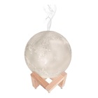 Umidificador Aromatizador Luminária Abajur Lua Led 880ml 3d