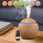 Umidificador De Ar Aromatizador Purificador Portátil Usb Led