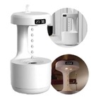 Umidificador De Ar Gotas Antigravidade Com Relogio E Luz Led
