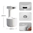 Umidificador De Ar Gotas Antigravidade Com Relogio E Luz Led