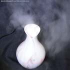 Umidificador De Ar Ultrassônico Aromatizador Mármore Marrom C