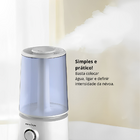 Umidificador De Ar Ultrassônico Smart 2,5l 12h Com Compartime