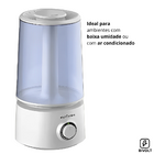 Umidificador De Ar Ultrassônico Smart 2,5l 12h Com Compartime