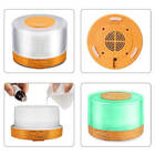 Umidificador Difusor De Aromas Com Cromoterapia - Madeira Cla