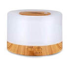Umidificador Difusor De Aromas Com Cromoterapia - Madeira Cla