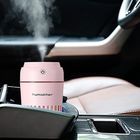 Umidificador Usb Difusor Aromas Rosa Luz Led Carro Casa Quarto