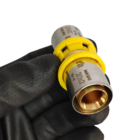 União 20x20mm Emmeti Tubo Multicamada Gaspex Prensa Pex