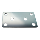 União Ferragem  Aço 80x40x80mm Prata 1 peça