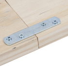 União Chata Aço 10x5x80mm Prata 1 peça