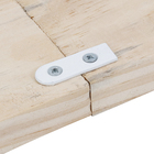 União Chata Aço 36,7mm Branco 1 peça