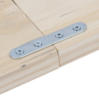 União Chata Aço 73,4mm Branco 1 peça