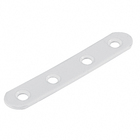 União Chata Aço 73,4mm Branco 1 peça