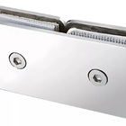 União De Vidros Inox 180º Vidro/vidro