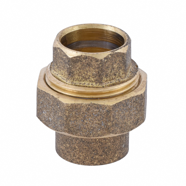 União Latão Liso Água Quente e Fria 22mm ou 3/4" Ramo