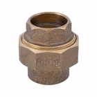 União Latão Liso Água Quente e Fria 28mm ou 1" Ramo