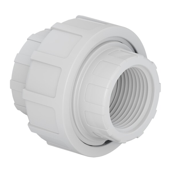União PVC Branco Roscável 1.1/2" 50mm Tigre