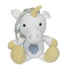 Unicórnio Gigi Amigurumi Crochê Quarto Bebê Infantil